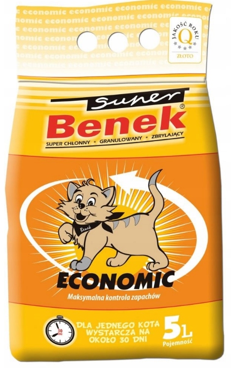 Super Benek Economic 5L Żwirek dla kota
