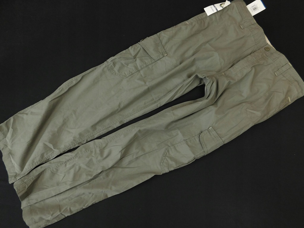 0403bt65 MARKS&SPENCER spodnie KHAKI _ W34