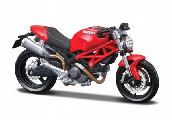 MAISTO 39300 Motocykl Ducati Monster 696 z podstaw