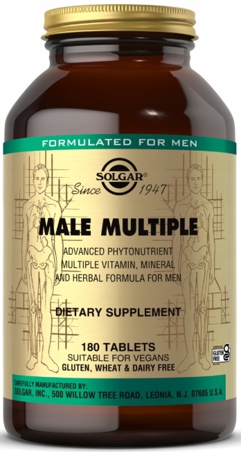 SOLGAR MALE MULTIPLE 180t MULTIWITAMINA MĘŻCZYZN