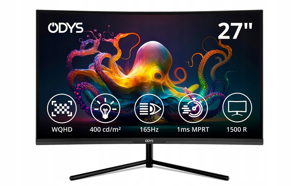 ODYS Q27 PRO 27 CALI (69 CM) ZAKRZYWIONY MONITOR