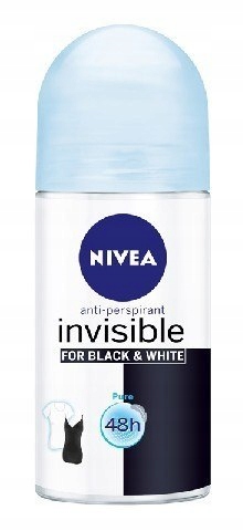 Nivea Dezodorant INVISIBLE PURE roll-on damski 50m