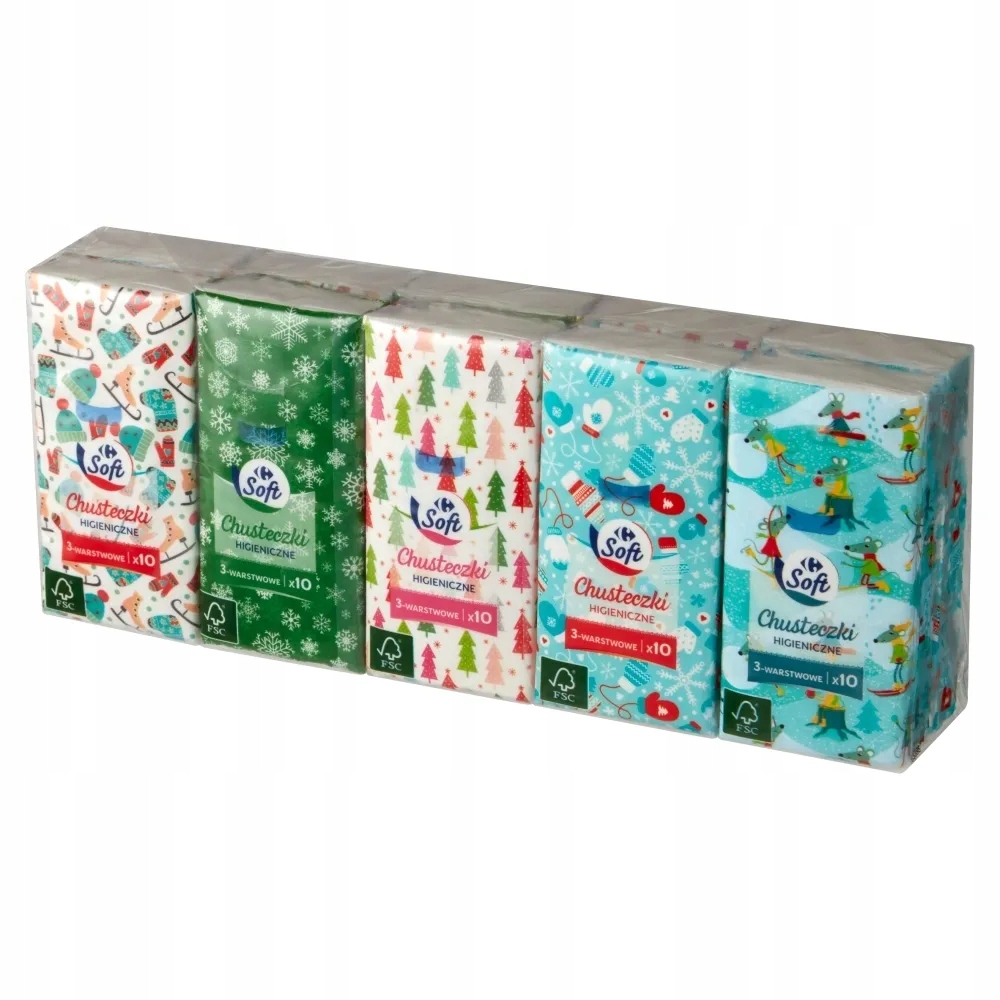 Carrefour Soft Chusteczki higieniczne 10 sztuk