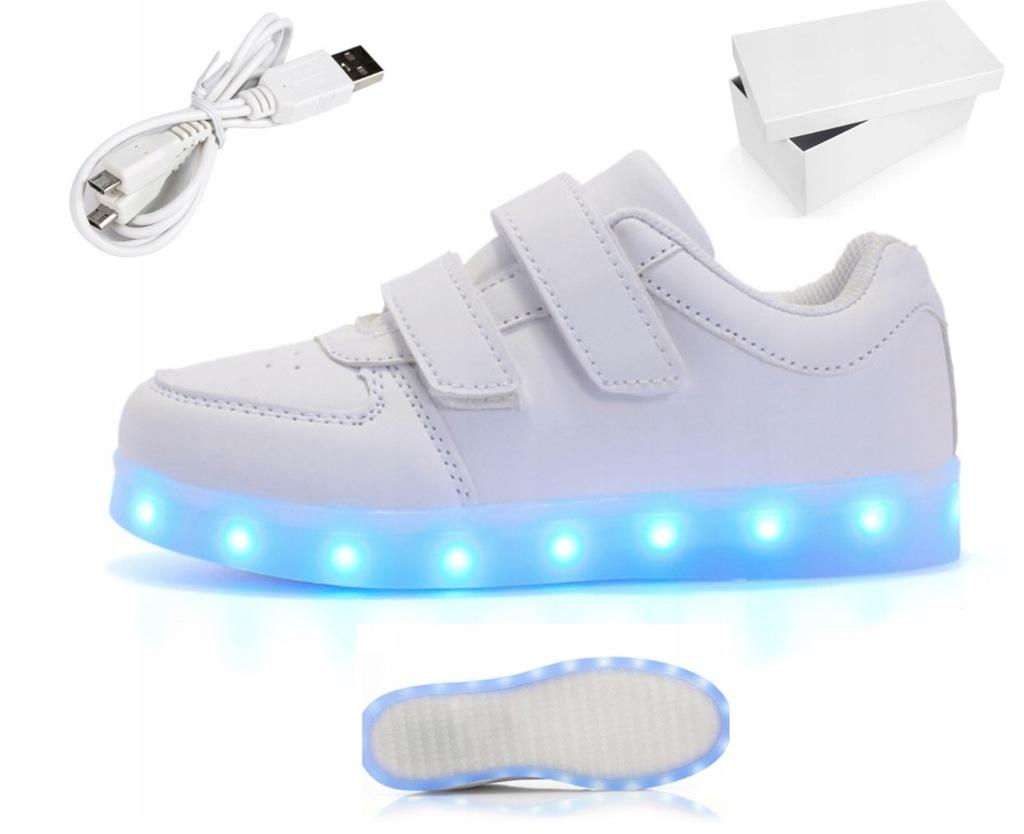 BUTY LED ŚWIECĄCE DLA DZIECI OBUWIE LEDOWE #r.32#