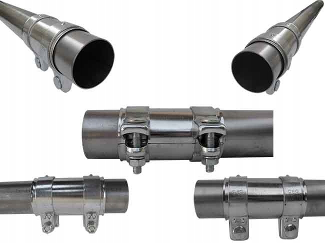 Купить Соединитель трубы, глушитель, хомут, 65мм, НЕРЖАВЕЮЩАЯ труба ...