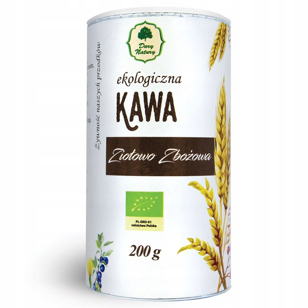 KAWA ZIOŁOWO - ZBOŻOWA BIO 200 g - DARY NATURY
