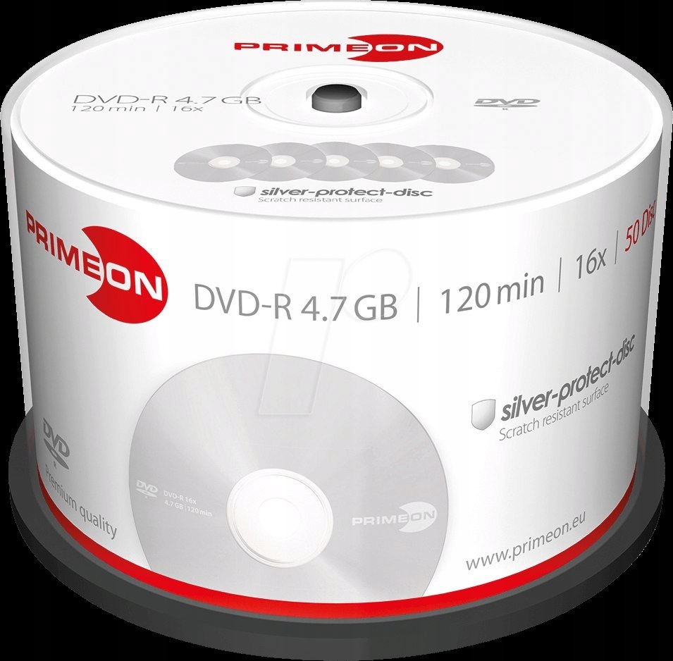 Płyty DVD-R 4,7 GB / 120 min Cake Box 50 szt.