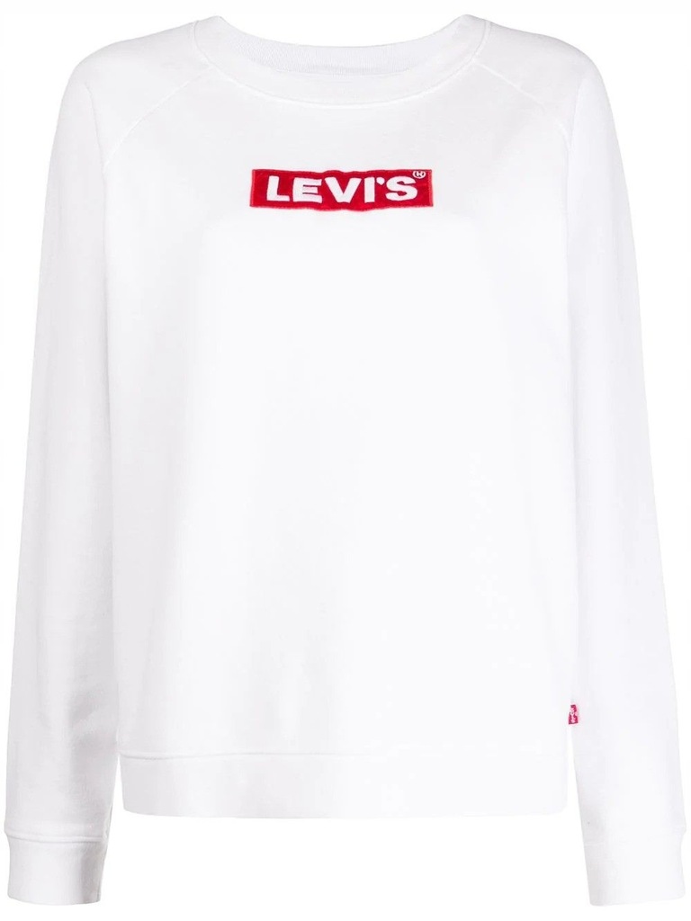 LEVI'S MĘŻCZYZN BIAŁY BLUZY XS INT