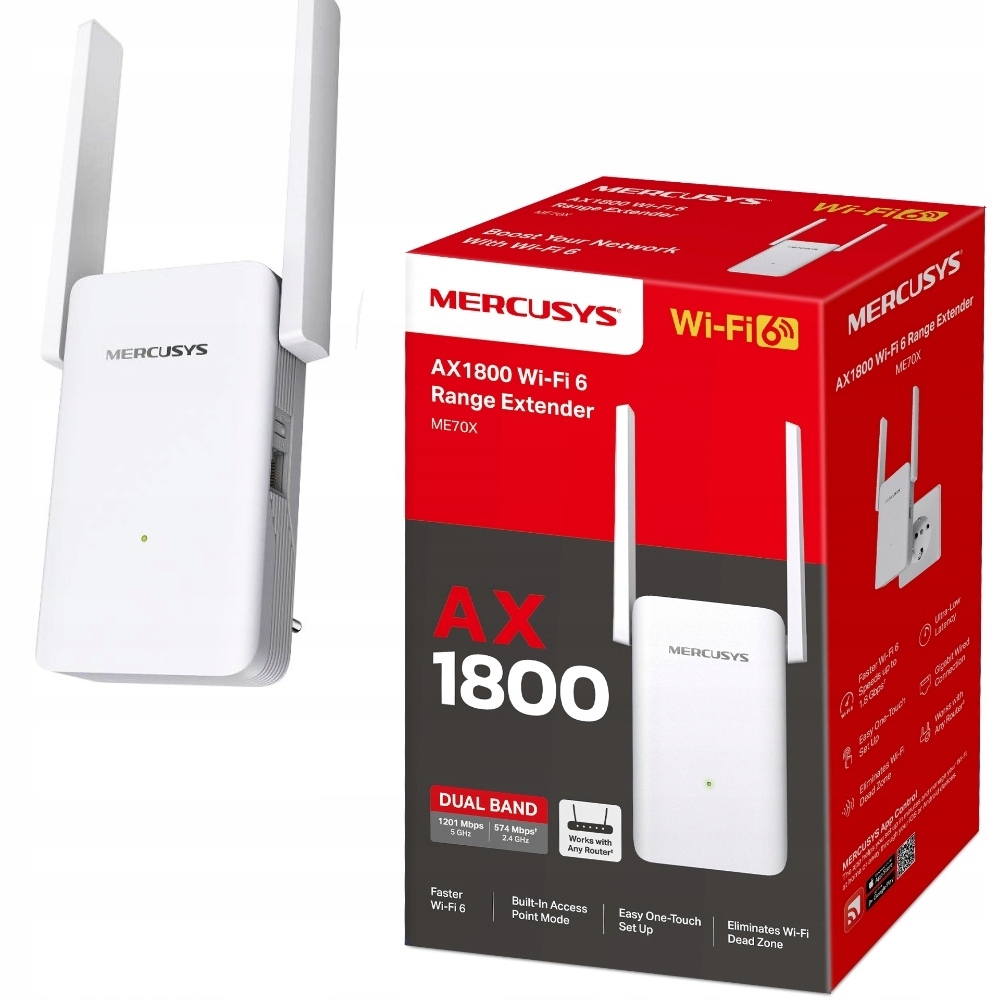 WZMACNIACZ SYGNAŁU WIFI PORT LAN ME70X TPLINK