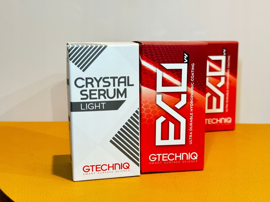 GTECHNIQ Zestaw Power Couple: Crystal Serum Light + EXO V4