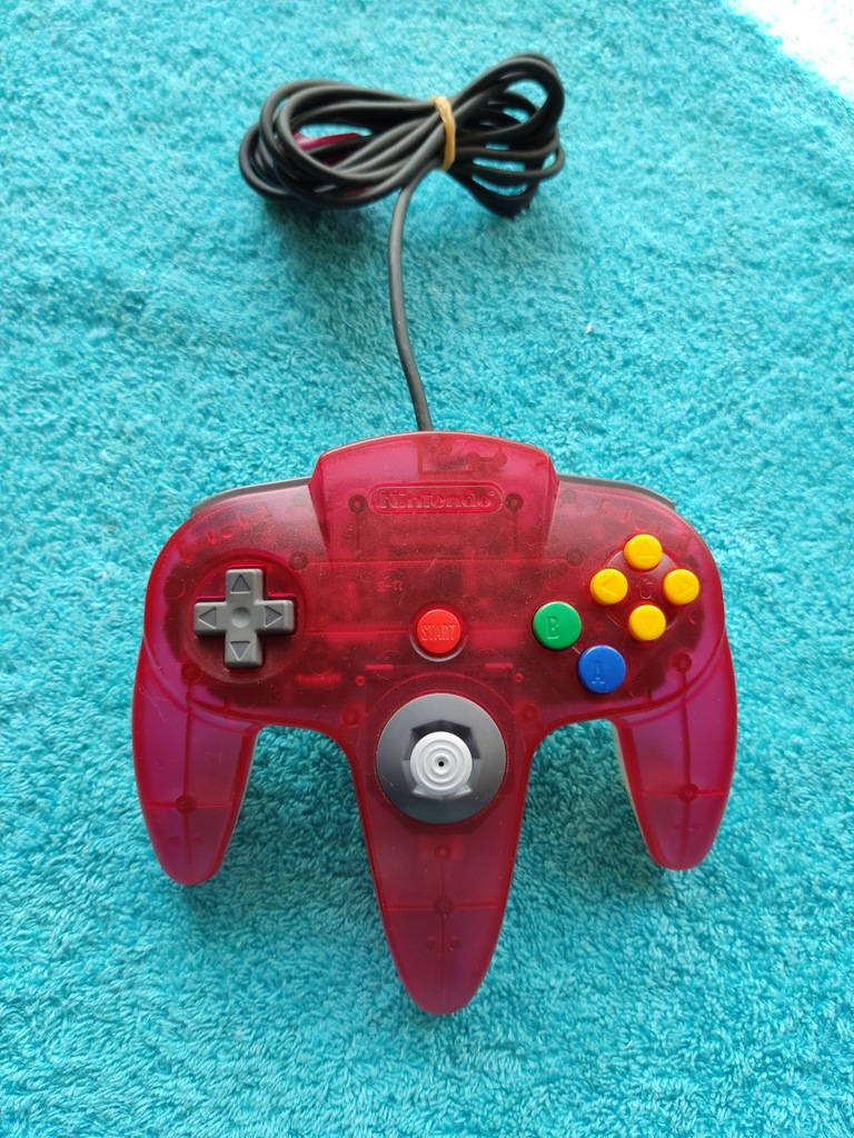 Kontroler Nintendo 64 Red/White