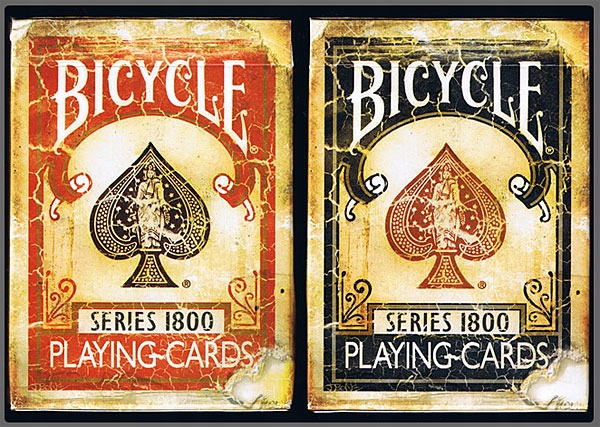 【BICYCLE】バイシクル 1800 ヴィンテージレッド&ブルー セット Amazon.co.jp: Bicycle 1800 Vintage Series Playing Cards by