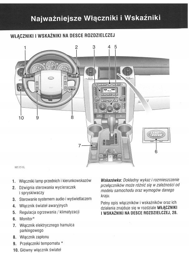 Land Rover Discovery 3 200409 Instrukcja Obsługi