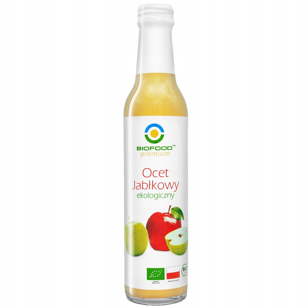 BIO FOOD Eko ocet jabłkowy 5% niefiltrowany 250 ml