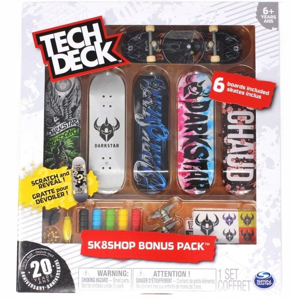 Tech Deck Deskorolki FingerBoard 6 pack