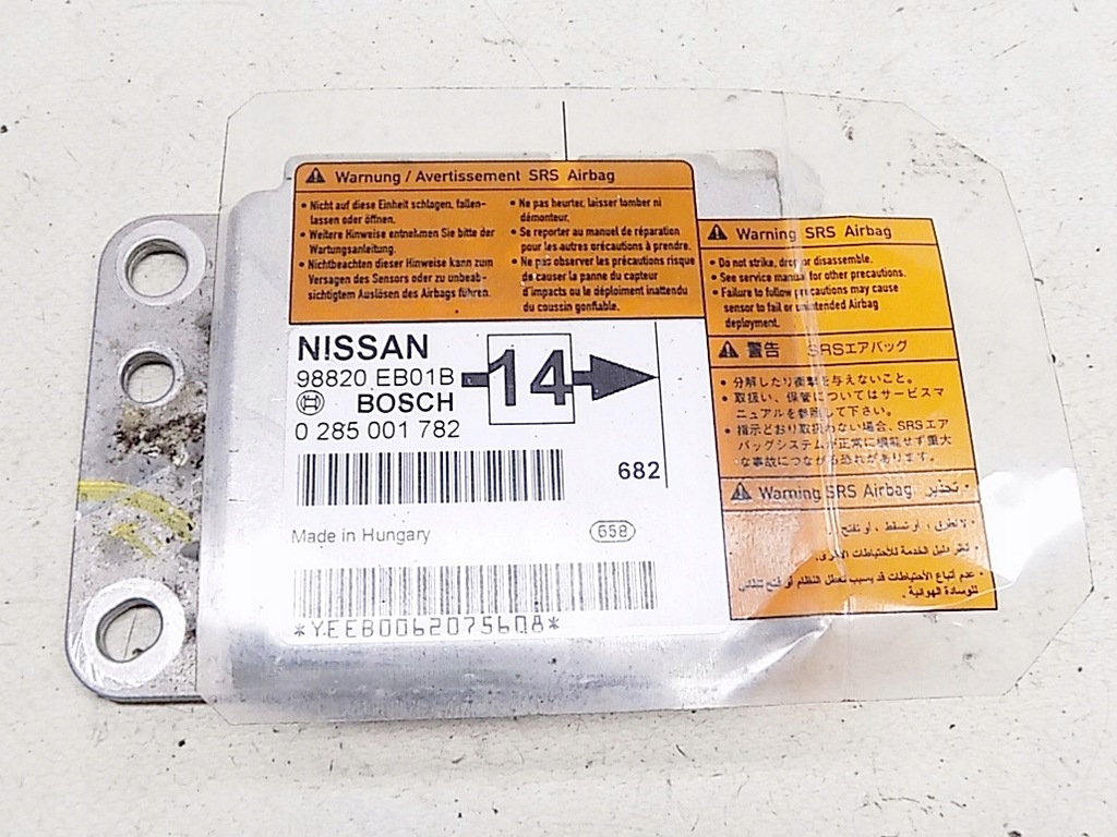 MODUŁ SENSOR AIRBAG Nissan NAVARA D40 0410 8413479102 oficjalne