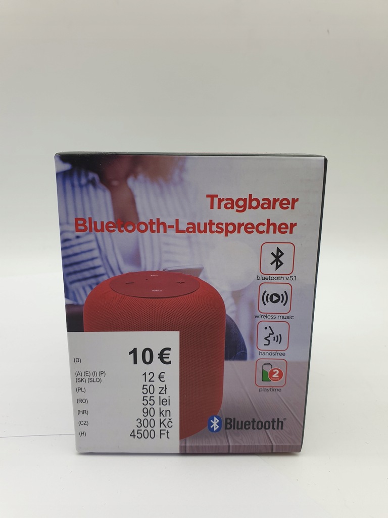 GŁOŚNIK BT TRAGBARER 1200MAH 5W