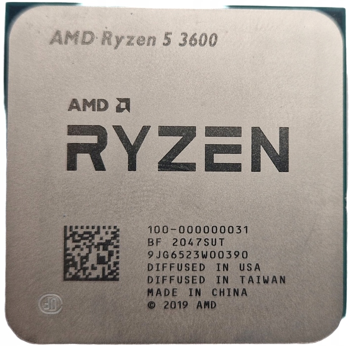 Procesor Ryzen 5 3600 6x3,6GHz + pasta