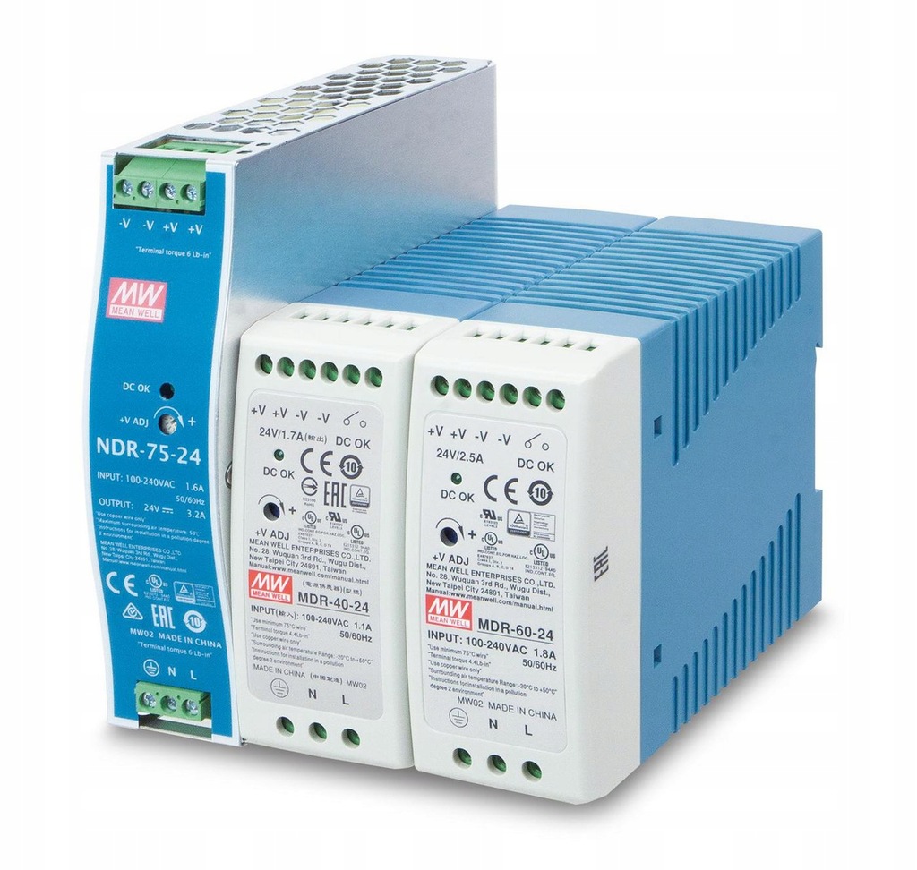 Planet 24V, 60W Din-Rail Power Supply (MDR-60-24) - slim type