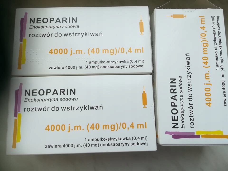 Neoparin 4000 j.m. 40mg/4ml 0,4 ml 29 sztuk