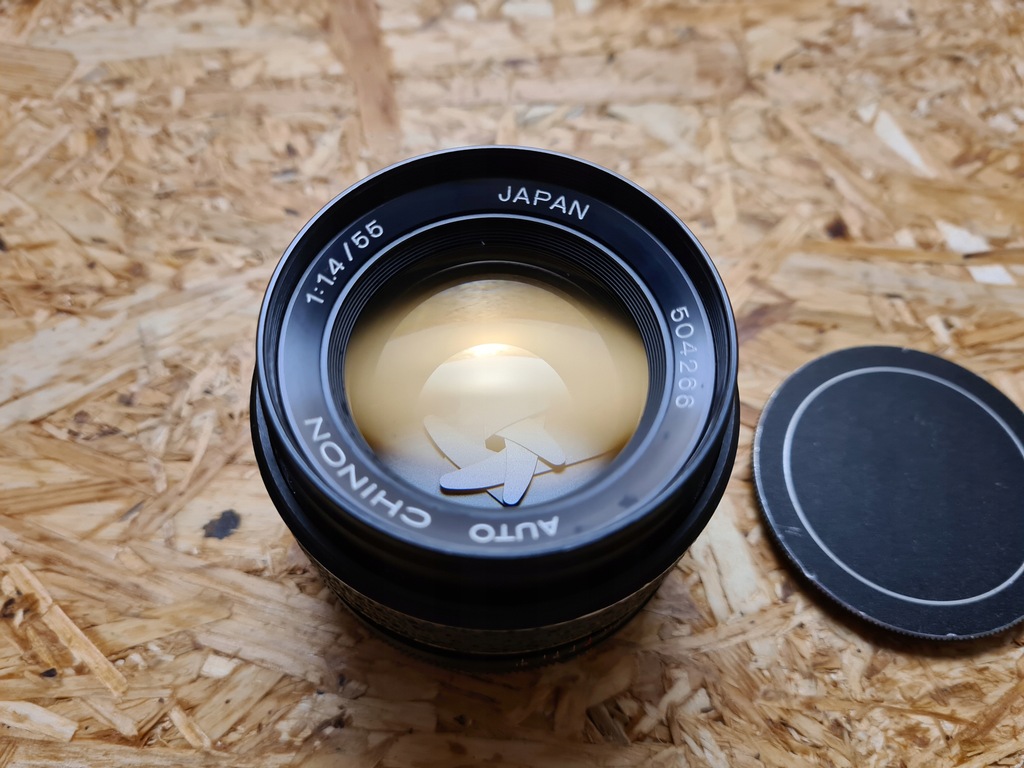 Tomioka Auto Chinon 55mm 1.4 m42