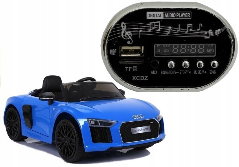 Radio Auta Akumulator Audi R8 USB