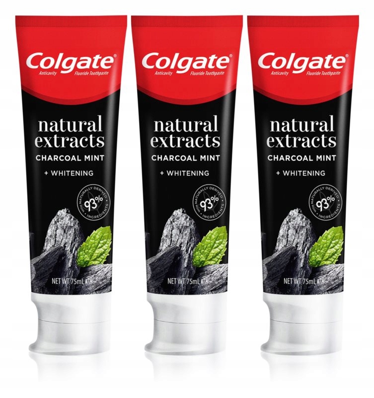 Colgate Natural Extracts Charcoal + White wybielająca pasta do zębów z akty