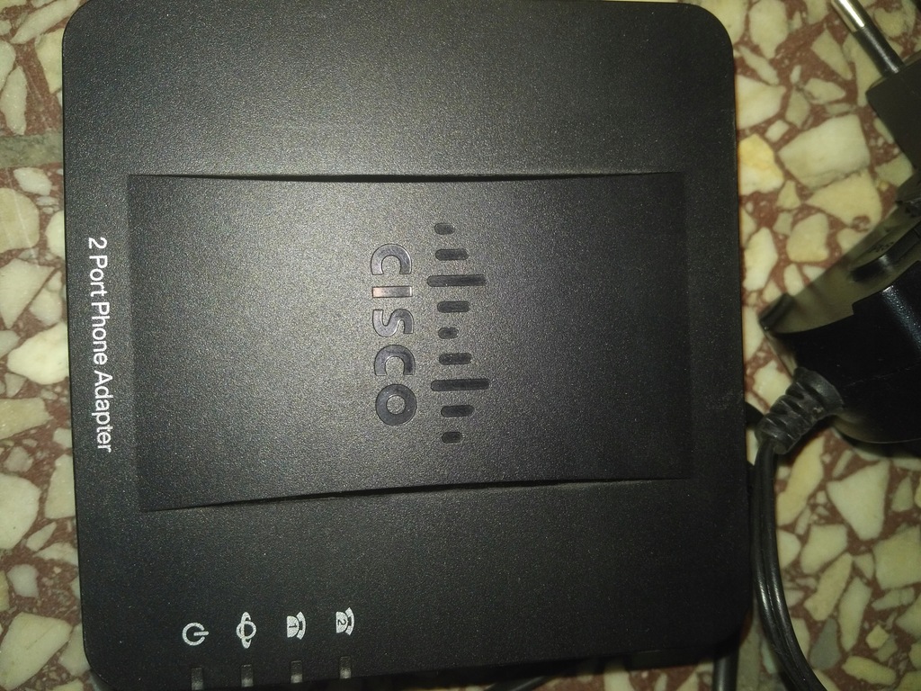 Cisco SPA112 2-Port Phone Adapter z zasilaczem