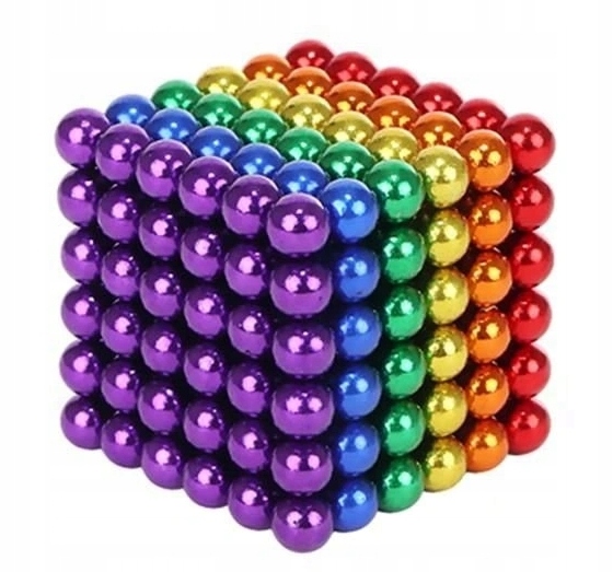 KULKI MAGNETYCZNE NEOCUBES ANTYSTRESOWE KOLORY TĘC