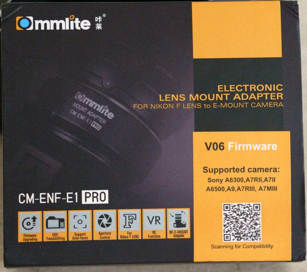 Купить Переходник Commlite CM-ENF-E1 PRO с Nikon F на Sony E: отзывы, фото, характеристики в интерне-магазине Aredi.ru