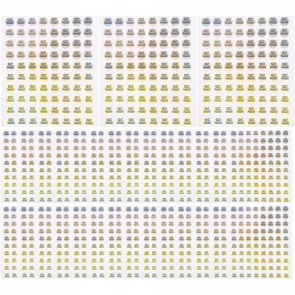 Qc Pass Tag Stickers Mark 800 Pcs