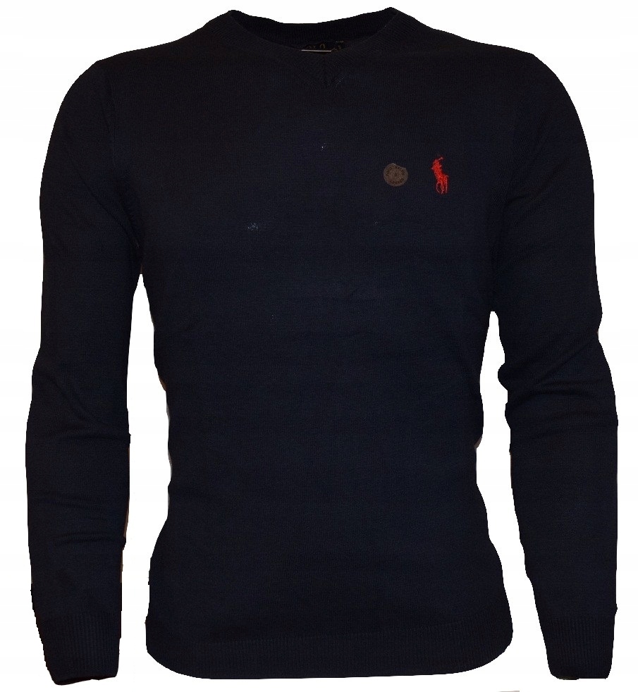 SWETER RALPH LAUREN CUSTOM FIT V-NEC ROZ. XL