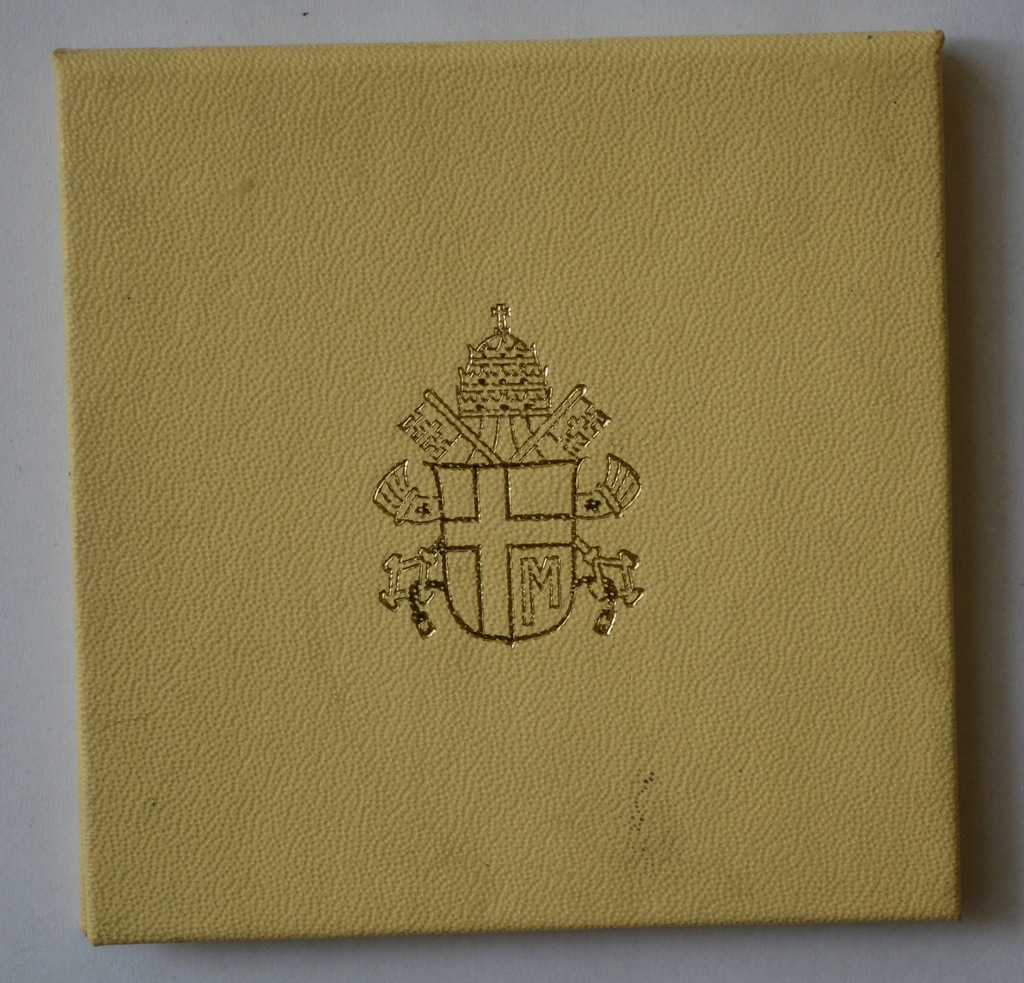 Pudełko po medalu II pielgrzymka Jana Pawła II 1983