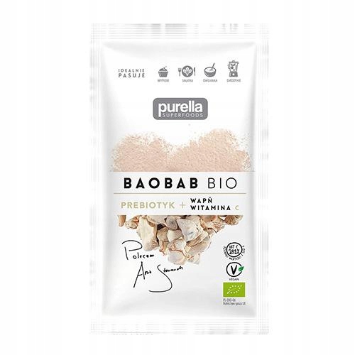 PURELLA Baobab BIO Prebiotyk. Wapń + Witamina C