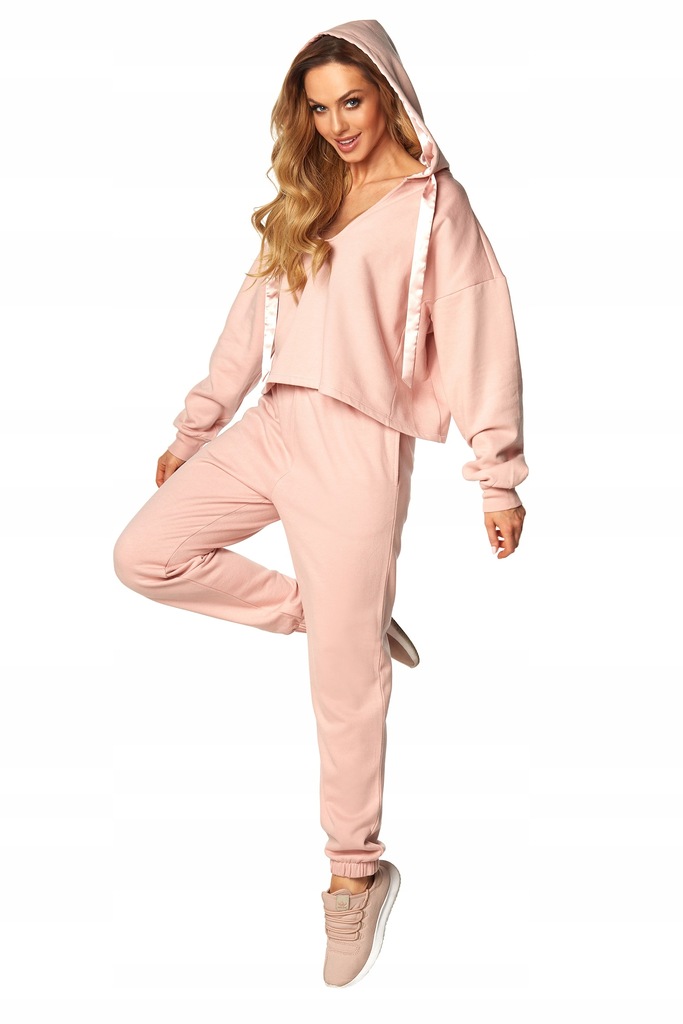 Rossli Komplet Homewear Różowy Bawełna XS/S