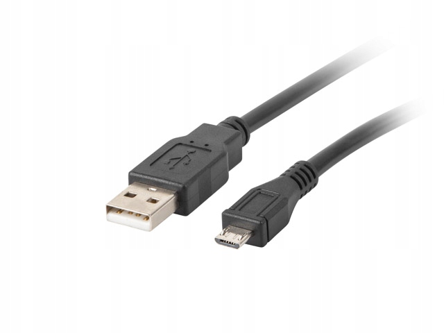 Kabel Usb MICRO(M)- USB-A(M) 2.0 1M Czarny Lanberg