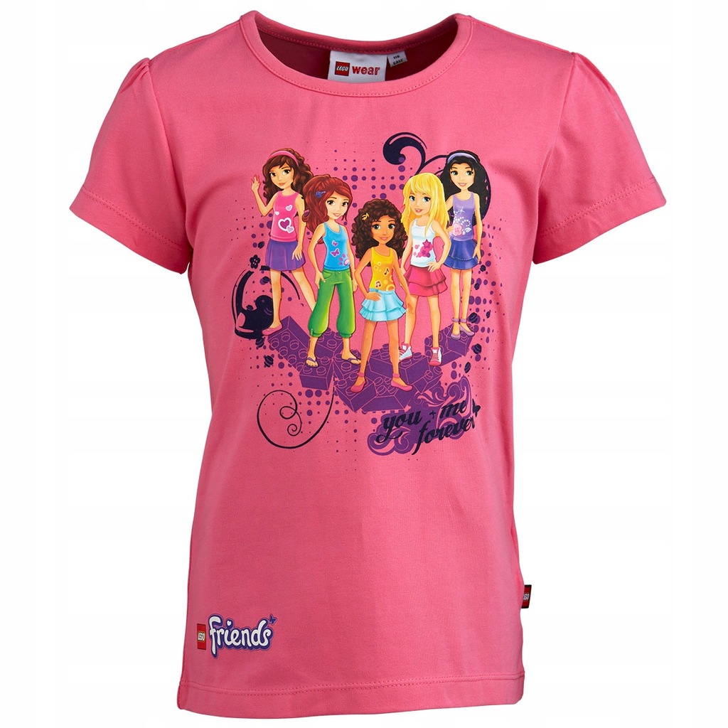 T-Shirt LEGO Friends TASJA 304 różowy r.128