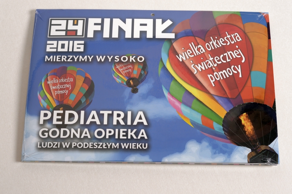 Kalendarz trójdzielny 24 Finał WOŚP 2016