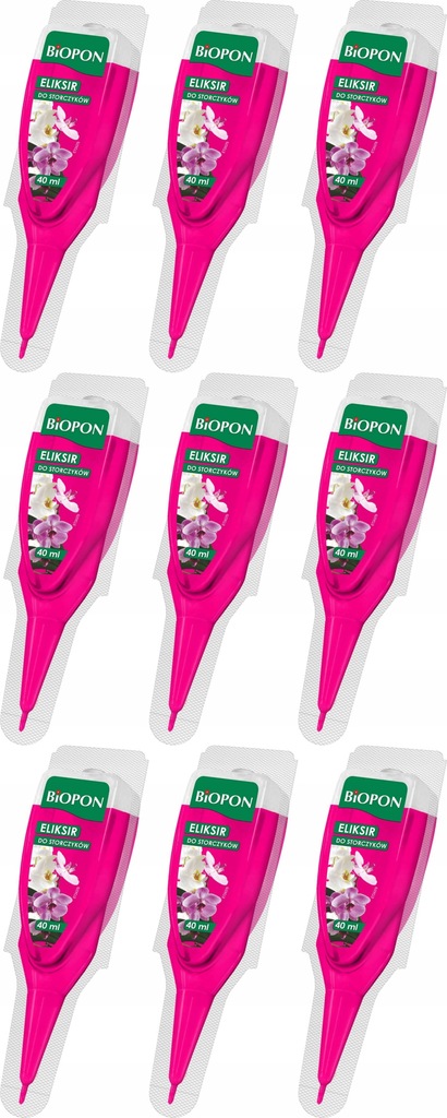 BIOPON Eliksir Odżywka do storczyków 9x40ml