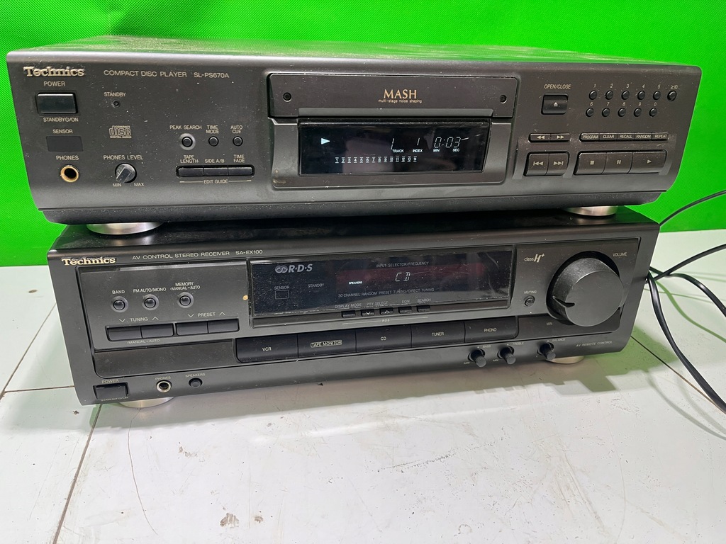 Amplituner Technics plus odtwarzacz
