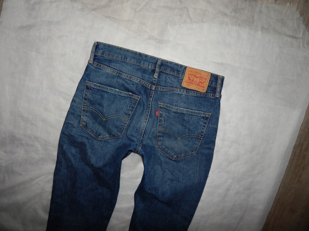 LEVI'S__512__ W31 L32__ klasyk WĄSKIE