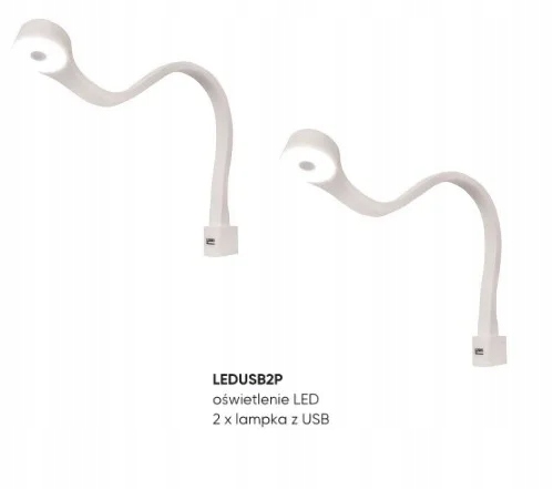 BC Oświetlenie LED - 2x lampka z USB