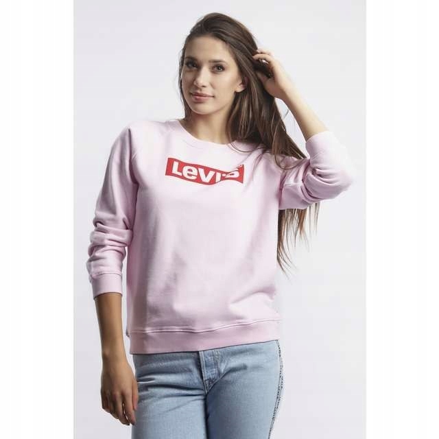 Levi's RELAXED GRAPHIC CREW 0067 PINK S PINK