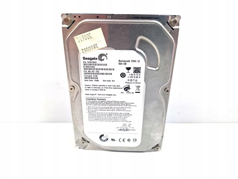 DYSK SEAGATE 500GB 7200OBR. 16MB