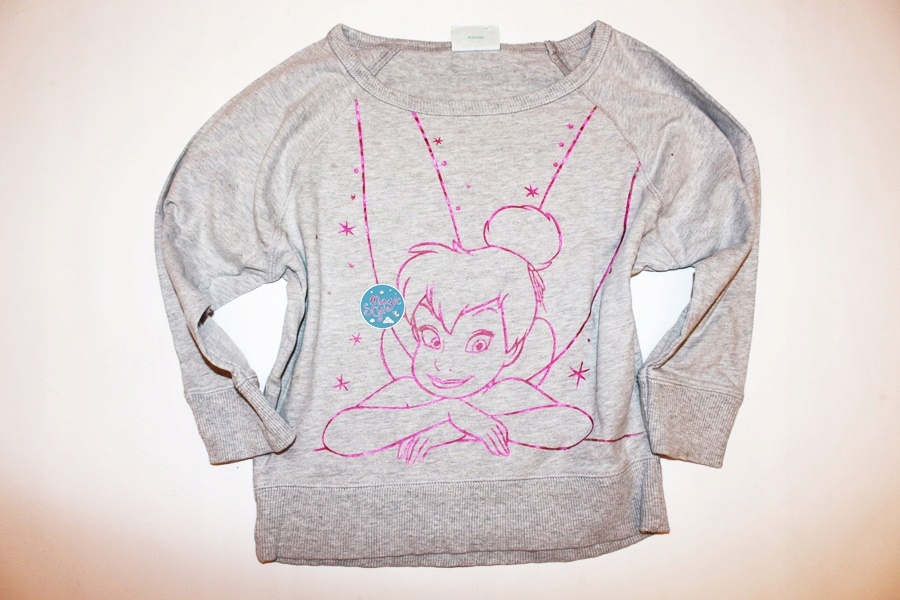 Disney Krótka Bluza Dzwoneczek 128