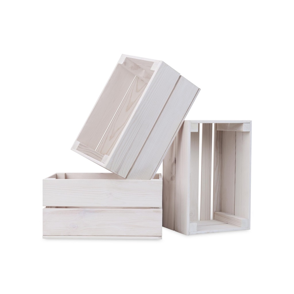 PINEEA MAŁE DREWNIANE PUDEŁKO - DREWNIANE 30X20X15