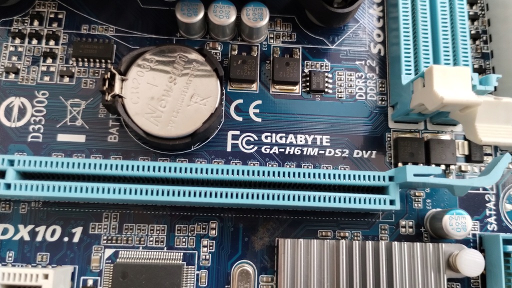 Płyta główna Gigabyte H61MDS2 DVI+CPU+maska I/O 13433358791