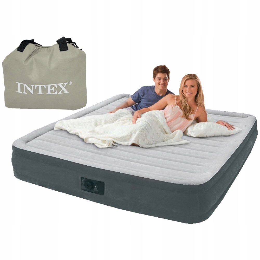 INTEX 64414 Materac z pompką 203x152x46 cm