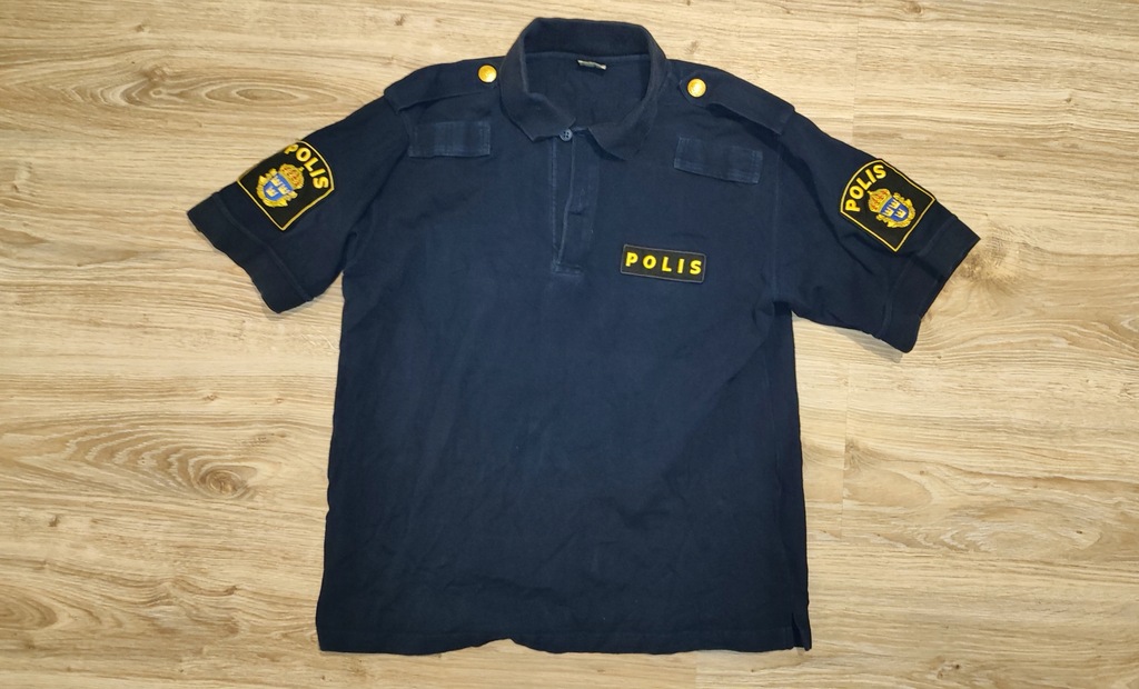 Polis koszulka Szwedzka policyjna M Policja