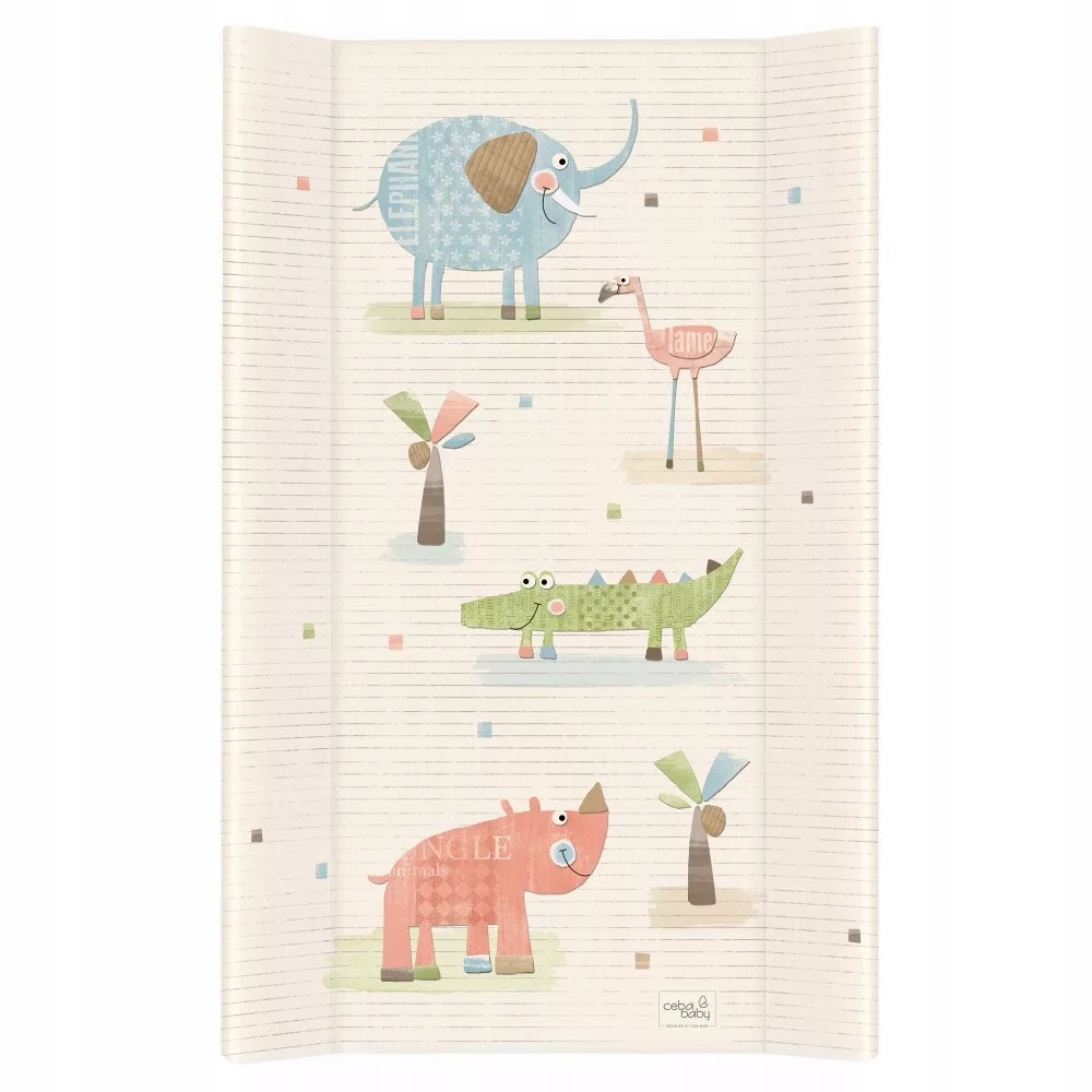 Przewijak twardy 50x80 Comfort Gang Słonia ecru Ceba Baby